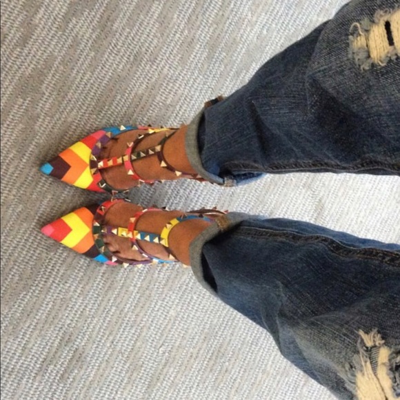 Valentino Rockstud multicolored pumps - Picture 3 of 9